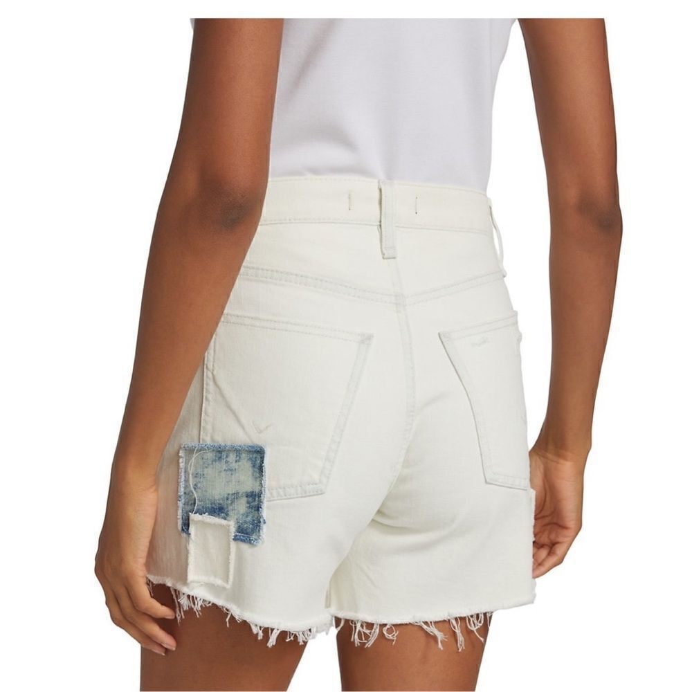 Hudson Jeans
Devon High-Rise Patchwork Boyfriend Shorts - Picture 4 of 6
